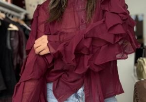 Camisa ELENA bordo